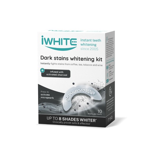 iWhite Dark Stains sada na bělení zubů 10 × 0,8 g