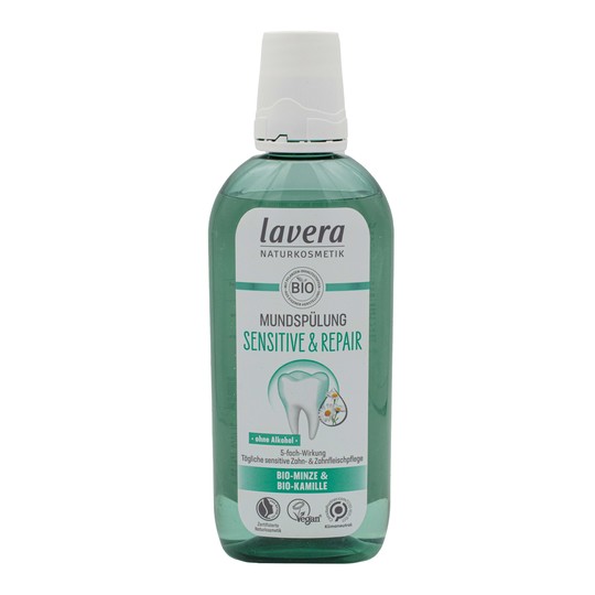 Lavera Sensitive & Repair Mint ústní voda 400 ml