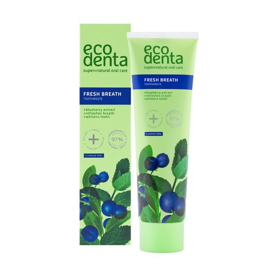 Ecodenta Fresh Breath Blueberry zubní pasta 100 ml