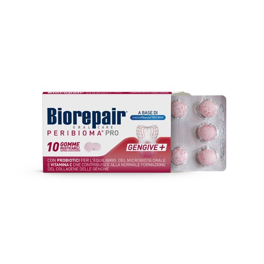 Biorepair Peribioma Pro Gums žvýkačky 10 ks