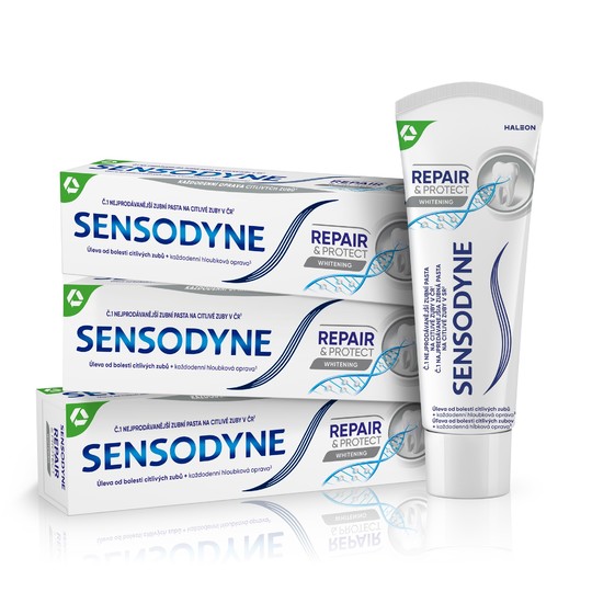 Sensodyne Repair&Protect Whitening zubní pasta 3x75 ml