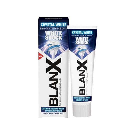 BlanX White Shock Crystal White zubní pasta 75 ml