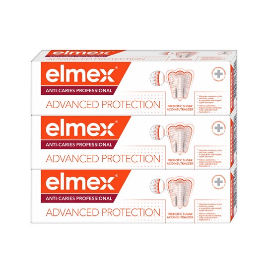 Elmex Anti-Caries Professional zubní pasta 3x75 ml