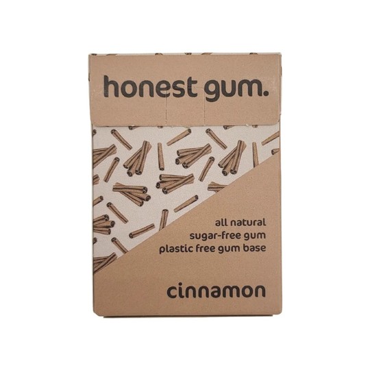 Honest Gum žvýkačky 12 ks - SKOŘICE