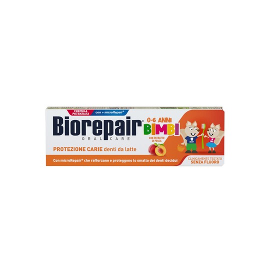 BioRepair Kids Peach 0-6 dětská zubní pasta 50 ml