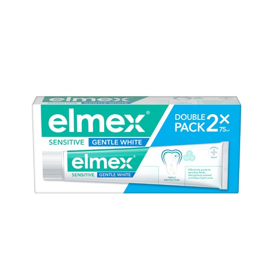 Elmex Sensitive Gentle White zubní pasta 2x75 ml