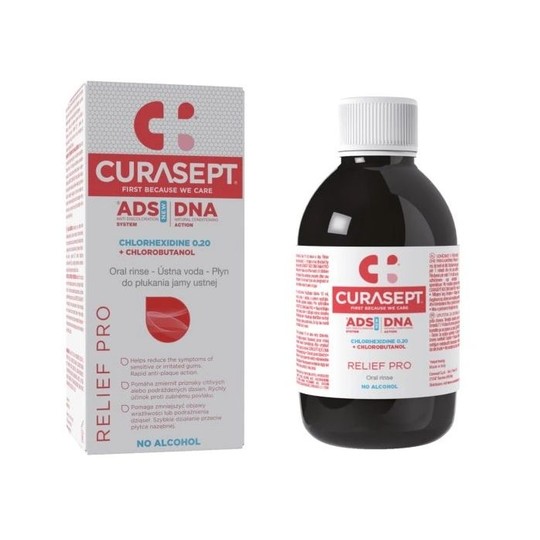 Curasept ADS DNA Relief Pro ústní voda 200 ml