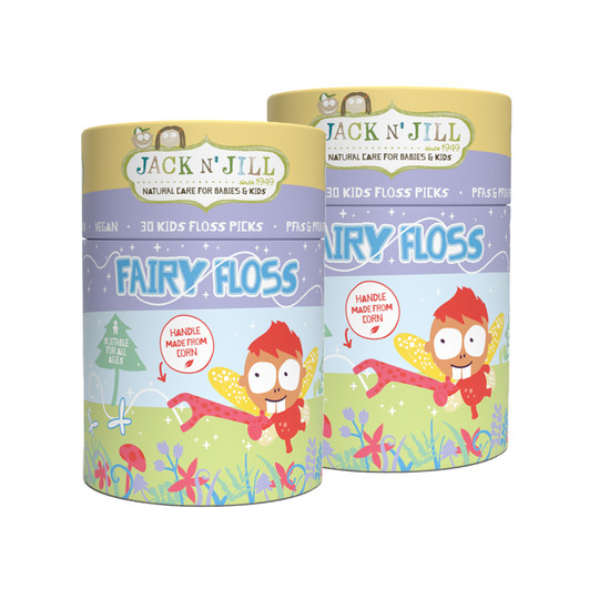 Jack N'Jill Fairy Floss dětská zubní nit 2×30 ks